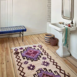 NIZWA Tapis De Bain D’inspiration Orientale En Coton