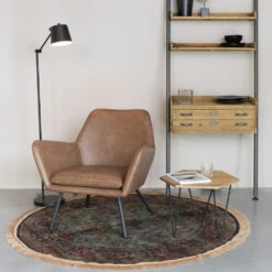 RAZ Tapis Persan Rouge à Franges