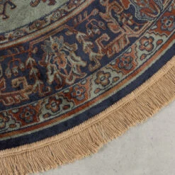 RAZ Tapis Persan Rouge à Franges -Meubles Soldes Magasin tapis persan rouge franges raz 6