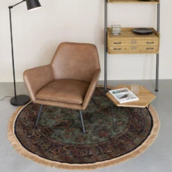 RAZ Tapis Persan Rouge à Franges -Meubles Soldes Magasin tapis persan rouge franges raz 8