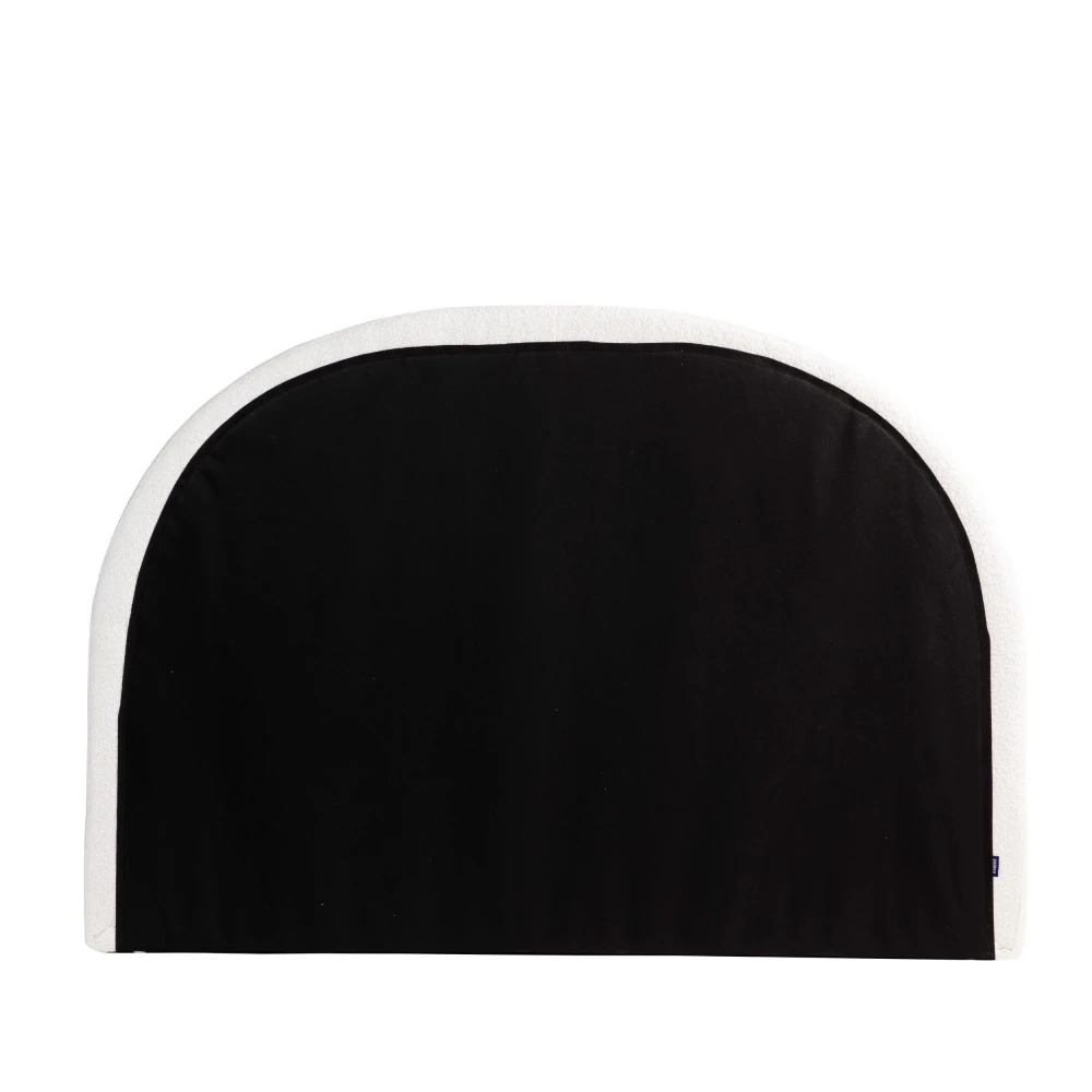 NOUSSA Tête De Lit En Tissu Bouclette Demi-lune L150cm 7 NOUSSA Tête De Lit En Tissu Bouclette Demi-lune L150cm – Image 5