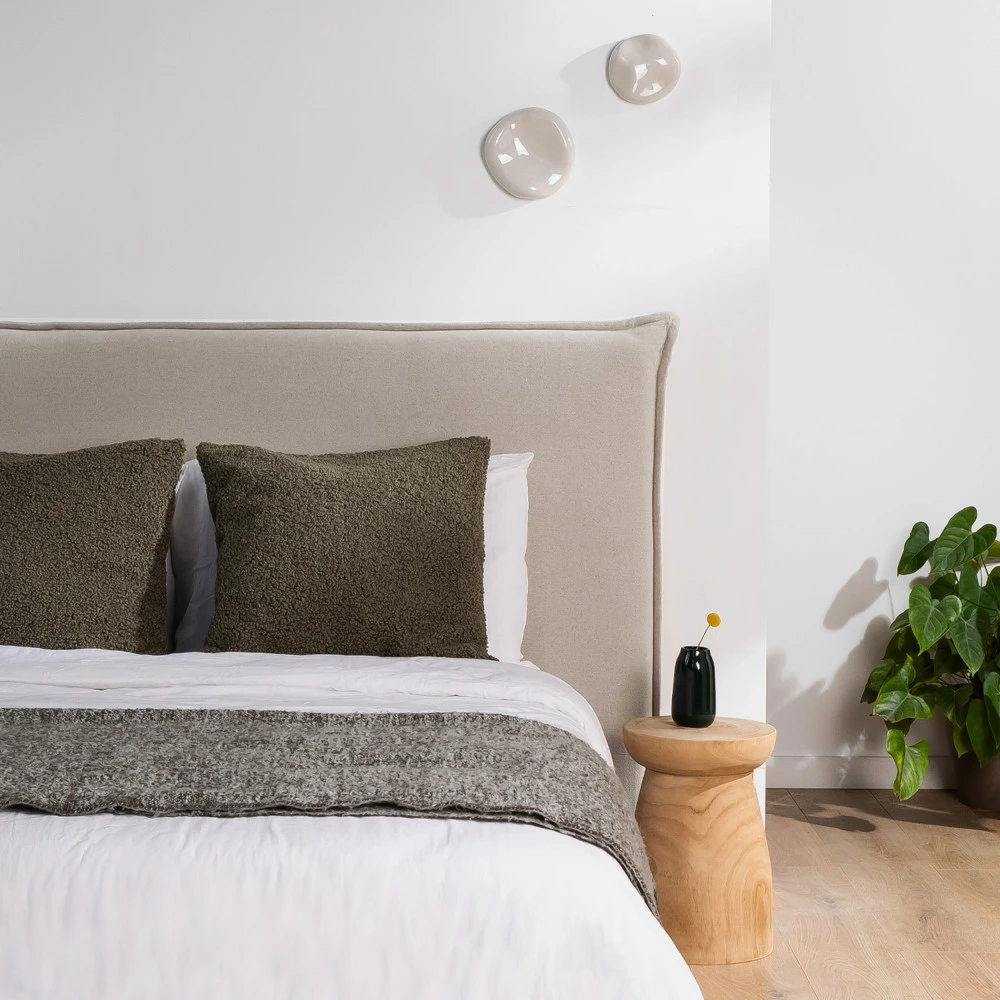 MACBETH Tête De Lit En Coton Et Lin 170cm 3 MACBETH Tête De Lit En Coton Et Lin 170cm