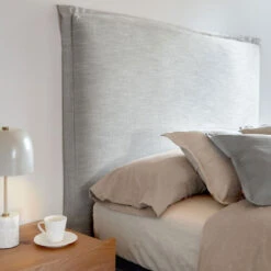 TANIT Tête De Lit En Lin 180x100cm -Meubles Soldes Magasin tete lit lin 180x100cm kave home tanit 6