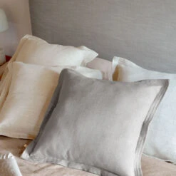 TANIT Tête De Lit En Lin 200x100cm -Meubles Soldes Magasin tete lit lin 200x100cm kave home tanit 7