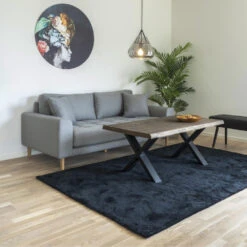 TOULON Table Basse En Métal Et Bois