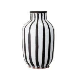 SCHILA Vase à Rayure En Terre Cuite ø26cm 9 SCHILA Vase à Rayure En Terre Cuite ø26cm -Meubles Soldes Magasin vase a rayure terre cuite o26cm bloomingville schila 1