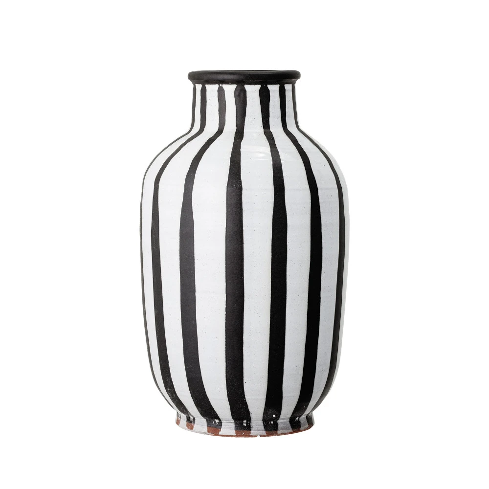 SCHILA Vase à Rayure En Terre Cuite ø26cm 4 SCHILA Vase à Rayure En Terre Cuite ø26cm – Image 2