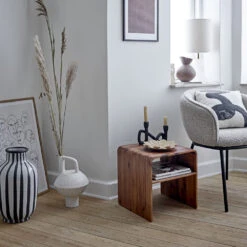 SCHILA Vase à Rayure En Terre Cuite ø26cm 12 SCHILA Vase à Rayure En Terre Cuite ø26cm -Meubles Soldes Magasin vase a rayure terre cuite o26cm bloomingville schila 4