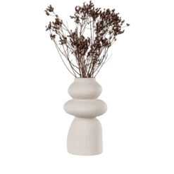 NOSARA Vase De Forme Organique En Grès H26,5cm 12 NOSARA Vase De Forme Organique En Grès H26,5cm -Meubles Soldes Magasin vase de forme organique en gres h265cm house nordic nosara 3