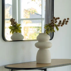 NOSARA Vase De Forme Organique En Grès H26,5cm 15 NOSARA Vase De Forme Organique En Grès H26,5cm -Meubles Soldes Magasin vase de forme organique en gres h265cm house nordic nosara 6