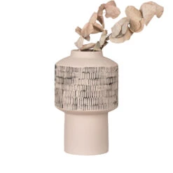 SAMARA Vase En Céramique H28cm -Meubles Soldes Magasin vase en ceramique h28cm house nordic samara 2