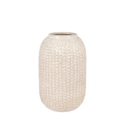 RIVAS Vase En Grès H25,5cm -Meubles Soldes Magasin vase en gres h255cm house nordic rivas 1