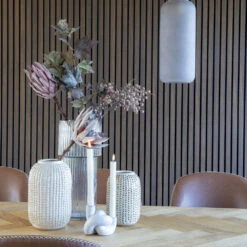 RIVAS Vase En Grès H25,5cm -Meubles Soldes Magasin vase en gres h255cm house nordic rivas 3