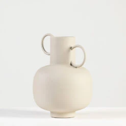 MASSA Vase Décoratif Finition Poudrée ø21cm -Meubles Soldes Magasin vase finition poudree 28cm drawer massa 1