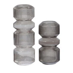 LYLE Vase En Verre H25xø12cm -Meubles Soldes Magasin vase verre h25xo12cm lyle woood 2