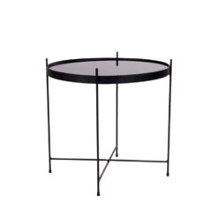 VENEZIA Table Basse En Verre Et Métal ø48xh48cm 13 VENEZIA Table Basse En Verre Et Métal ø48xh48cm -Meubles Soldes Magasin venezia table basse verre metal house nordic 10