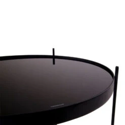 VENEZIA Table Basse En Verre Et Métal ø48xh48cm 17 VENEZIA Table Basse En Verre Et Métal ø48xh48cm -Meubles Soldes Magasin venezia table basse verre metal house nordic 14
