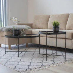 VENEZIA Table Basse En Verre Et Métal ø48xh48cm 20 VENEZIA Table Basse En Verre Et Métal ø48xh48cm -Meubles Soldes Magasin venezia table basse verre metal house nordic 17