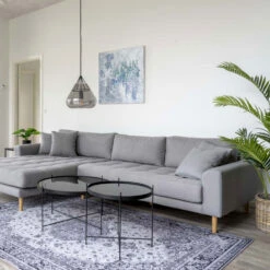 VENEZIA Table Basse En Verre Et Métal ø70xh40cm -Meubles Soldes Magasin venezia table basse verre metal house nordic 4