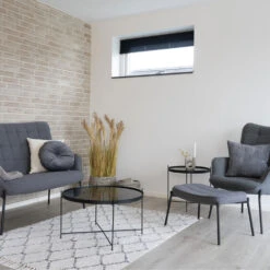 VENEZIA Table Basse En Verre Et Métal ø70xh40cm -Meubles Soldes Magasin venezia table basse verre metal house nordic 6