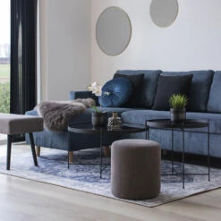 VENEZIA Table Basse En Verre Et Métal ø70xh40cm -Meubles Soldes Magasin venezia table basse verre metal house nordic 7