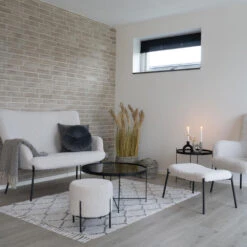 VENEZIA Table Basse En Verre Et Métal ø70xh40cm -Meubles Soldes Magasin venezia table basse verre metal house nordic 8