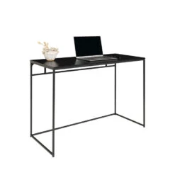 VITA Bureau En Bois Et Métal L100cm -Meubles Soldes Magasin vita bureau bois metal l100cm house nordic 3
