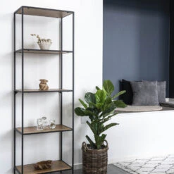VITA Etagère En Bois Et Métal 51x170cm