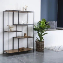 VITA Etagère En Bois Et Métal 80x120cm