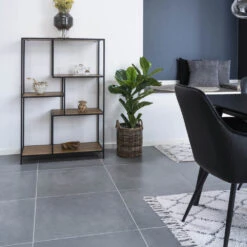 VITA Etagère En Bois Et Métal 80x120cm -Meubles Soldes Magasin vita etagere bois metal 80x120cm house nordic 5