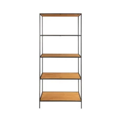 VITA Etagère En Bois Et Métal 80x170cm -Meubles Soldes Magasin vita etagere metal bois 80x170cm house nordic 1