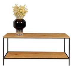 VITA Meuble TV En Bois Et Métal L100cm -Meubles Soldes Magasin vita meuble tv bois metal house nordic 4