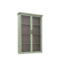 HAZEM Vitrine 2 Portes En Bois 81x122cm -Meubles Soldes Magasin vitrine 2 portes bois 81x122cm bloomingville hazem 2