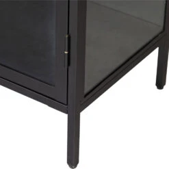 PRECIOUS Vitrine 2 Portes En Métal 90x190cm -Meubles Soldes Magasin vitrine 2 portes metal 90x190cm woood precious 5