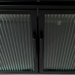 BOLI Vitrine 2 Portes En Métal Et Verre Trempé 105x65cm -Meubles Soldes Magasin vitrine 2 portes metal verre trempe 105x65cm dutchbone boli 7