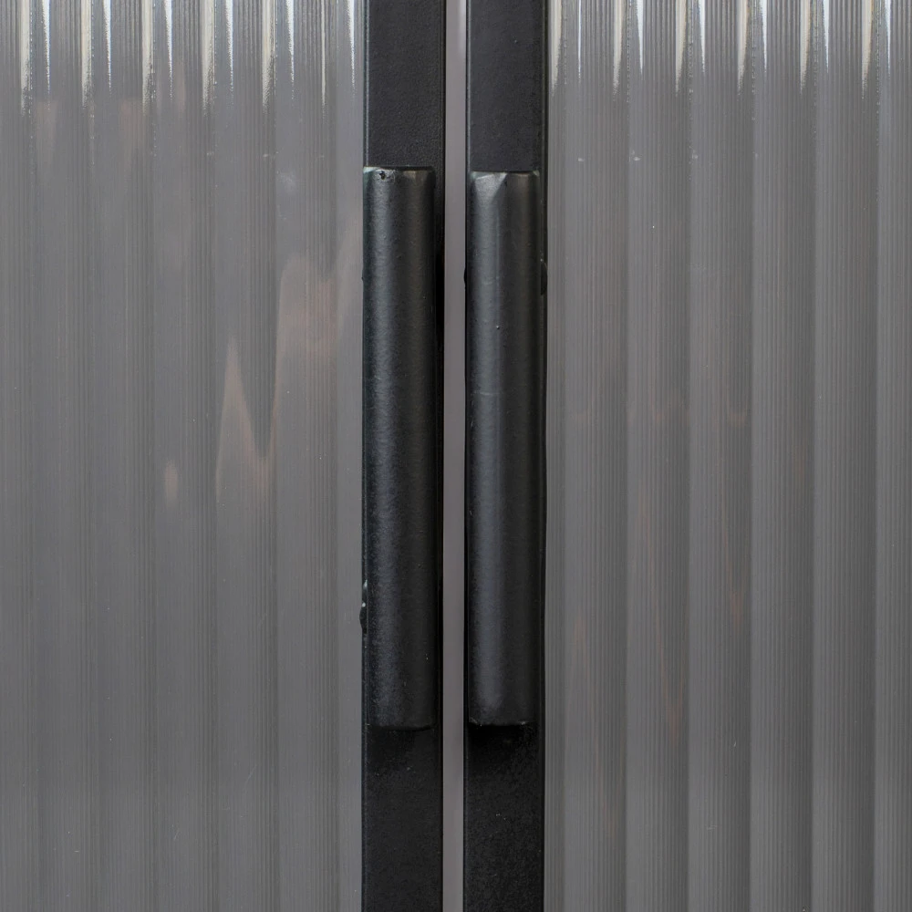 BOLI Vitrine 2 Portes En Métal Et Verre Trempé 90x60cm 10 BOLI Vitrine 2 Portes En Métal Et Verre Trempé 90x60cm – Image 8