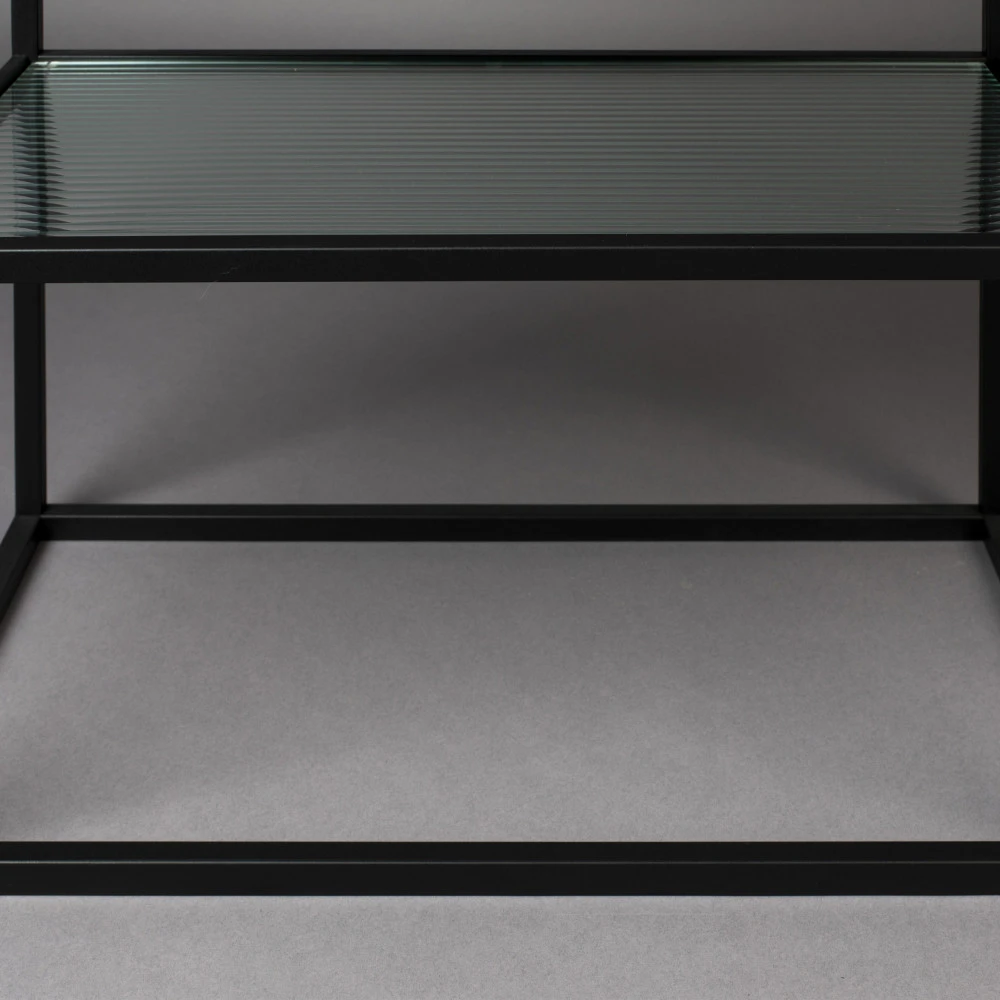 BOLI Vitrine 2 Portes En Métal Et Verre Trempé 90x60cm 12 BOLI Vitrine 2 Portes En Métal Et Verre Trempé 90x60cm – Image 10