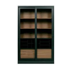 JAMES Vitrine En Bois -Meubles Soldes Magasin vitrine bois woood james 1