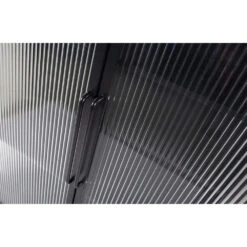 ZION Vitrine En Métal Et Verre Strié -Meubles Soldes Magasin vitrine metal verre strie woood zion 4