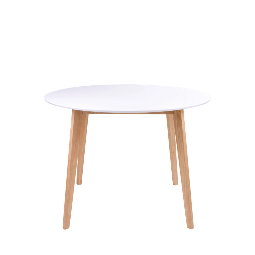 VOJENS Table à Manger En Bois ø105cm 4 VOJENS Table à Manger En Bois ø105cm – Image 2