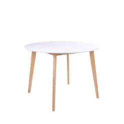 VOJENS Table à Manger En Bois ø105cm 9 VOJENS Table à Manger En Bois ø105cm -Meubles Soldes Magasin vojens table manger bois 105cm house nordic 2