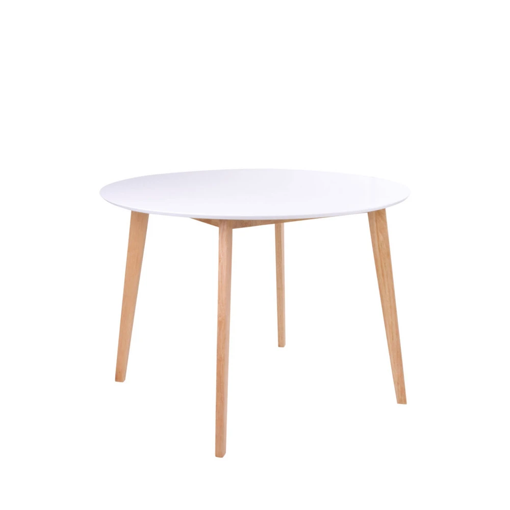 VOJENS Table à Manger En Bois ø105cm 5 VOJENS Table à Manger En Bois ø105cm – Image 3